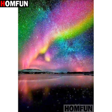 HOMFUN Full Square/Round Drill 5D DIY Diamond Painting "Colored sky" Embroidery Cross Stitch 5D Home Decor Gift A15596 2024 - buy cheap