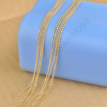 Free Fast Shipping 18" 5PCS Lot Yellow Gold Filled Jewelry Ball Prayer GF Necklaces Chain For Pendant Stamped 2024 - buy cheap