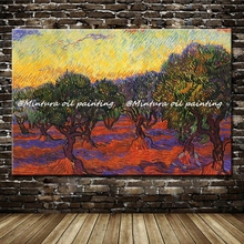 Mintura Hand Painted Copy Vincent Van Gogh Impressionist Tree Famous Oil Painting On Canvas Wall Art For Home Decoration Picture 2024 - buy cheap