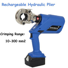 Rechargeable Hydraulic Plier Electric Crimping Tool Battery Powered Wire Crimper with 10-300mm2 Crimping Range HL-300 2024 - buy cheap