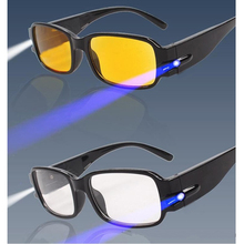 Gafas de lectura LED para hombre y mujer, lentes magnéticas ajustables para protección de la salud, para dioptrías, para presbicia 2024 - compra barato