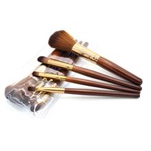 New Women Professional 4 pcs Makeup Brush Set tools Comestic Toiletry Kit Wool Brand Make Up Brush Set for Beauty H9 2024 - buy cheap