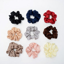 New arrival Fashion women solid Hair bands lady's cute silky hair scrunchies girl's hair Tie Accessories Ponytail Holder 2024 - buy cheap