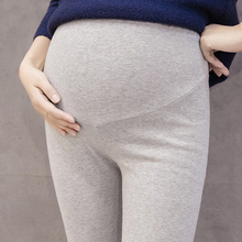 Mallas ajustables de talla grande para mujeres embarazadas, Leggings de maternidad, pantalones finos de algodón suave, ropa de cintura alta, gran oferta 2024 - compra barato