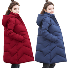 5XL 6XL Plus Size Winter Women Down Coats casual Jackets Women Long Sleeve Warm Winter Coat Hooded Parka Female Autumn Outwear 2024 - buy cheap