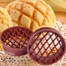 Molde de plástico para pão com cúpula de abacaxi, forma para pão, doces, ferramenta de confeitaria, cortador 2024 - compre barato