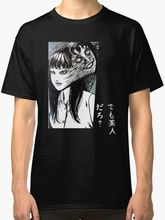 Tomie junji ito coleção 80 camiseta masculina novo design camiseta camiseta masculina manga curta algodão estilosa fitness camisetas em ocasião 2024 - compre barato