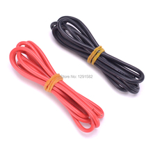 16 AWG 1m rojo + 1m negro 16AWG Cable de silicona a prueba de calor para batería de modelo RC 2024 - compra barato