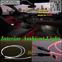 NOVOVISU для Acura ILX 2012 ~ 2015 панель освещения салона автомобиля для салона автомобиля прохладная Настройка освесветильник оптического волокна 2024 - купить недорого