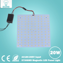 20W SMD5730 LED Ceiling Light Bulb LED Panel Lampsr Input 180-265V Square Quadrate  Chandelier 2024 - buy cheap