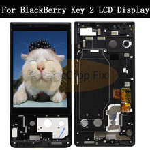 Tela lcd 4.5 "para blackberry key 2, tela sensível ao toque com quadro para substituição 2024 - compre barato