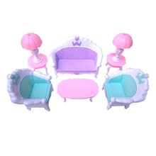 Silla mecedora sofá Baviphat accesorios juegos de muebles de plástico para decoración de casa de muñecas juguetes de Bebé Muebles de Baviphat 2024 - compra barato