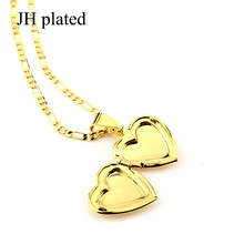 JHplated Fashion jewelry Pendant Necklace Golden Rose and gold and silver heart-shaped Arabia for women/girls best gifts 2024 - buy cheap