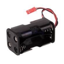 HSP 02070 Receiver Battery Compartment Case Holder Box JR Plug 4 x AA Spare Part For 1/8 1/10 Nitro Power RC Model Car 2024 - buy cheap
