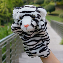 Modern Cartoon Children Baby Toy Hand Puppet Doll Animals Tigers Gloves For Kids Child Cute Soft Plush Toys puppet 2024 - buy cheap
