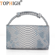 New famous brand women messenger bags small chain crossbody bags female luxury TOPHIGH shoulder bag genuine leather handbag 2024 - buy cheap