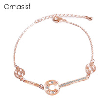 Fashion Roman numerals Circle Bracelet For Women Femme Pulseras Mujer Jewelry Gift Rhinestone Round Bracelets 2024 - buy cheap