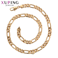 Xuping Jewelry-collar largo grande chapado en oro para mujer y hombre, joyería, novedad, 45523 2024 - compra barato