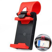 Universal Car Steering Wheel Clip Mount Holder steering-wheel Cradle Stand For iPhone Samsung Xiaomi Mobile Phone GPS 2024 - buy cheap