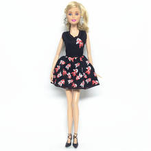 NK один комплект кукольная одежда платье Модная юбка вечернее платье для куклы Барби девочки Лучший подарок 032A 2024 - купить недорого