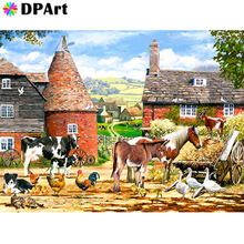 Diamond Painting Full Square/Round Drill Town Animal Castle 5D Daimond Painting Embroidery Kit Mosaic Rhinestone Picture Zou079 2024 - buy cheap