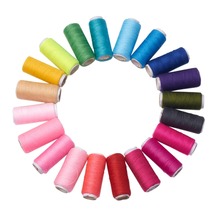 0.1mm 20pcs/bag 402 Polyester Sewing Thread Cords for Cloth or DIY Craft Garment Jewelry Making, Mixed Color, about 120m/pc 2024 - buy cheap