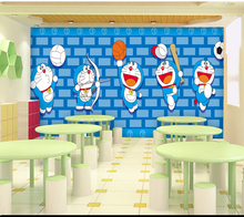 Custom papel DE parede infantil large murals doraemon for children room sitting room wall vinyl which papel DE parede 2024 - buy cheap