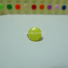 200 Sets #B7 Bright Yellow T5 Glossy Round KAM Round Snap Buttons 60 Colors Available in Stock 2024 - buy cheap