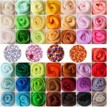1 Set 3g 36 Colors Merino Wool Fibre Roving For Needle Felting Hand Spinning 2024 - buy cheap