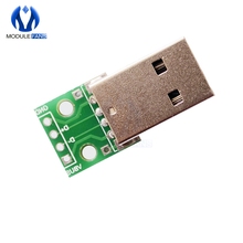 5PCS USB to DIP Adapter Converter 4 pin for 2.54mm PCB Board Power Supply Diy Kit Electronic PCB Board Module 2024 - buy cheap