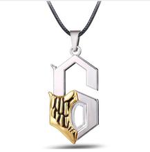 Hot Anime BLEACH Series Alloy Silver Necklace Grimmjow Jeagerjaques Anime Jewelry Shape Figure 6 Pendant accept Dropshipping 2024 - buy cheap