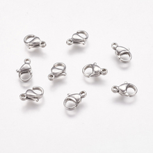 10pc 304 Stainless Steel Lobster Claw Clasps DIY Making Jewelry Necklaces Bracelets Anklets Finging Accessories 9/10/11/12/15mm 2024 - buy cheap