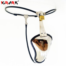 Male CB Chastity Lock Men Chastity Iron Panties Stainless Steel Cock Lock Cage Underwear Chastity Belt Sex Toys for Men Couples 2024 - buy cheap