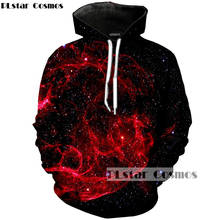 PLstar Cosmos brand Space Galaxy 3d Sweatshirts Men/Women Hoodies Print With a Pocket Spring Autumn Loose Thin Hooded Tops S-5XL 2024 - buy cheap