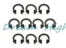Vacuum Plating Titanium Black BCR Labret ring Nose ring 100% Guaranteed Promotional Product Earring Popular 2024 - buy cheap