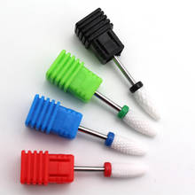 Керамические сверла для ногтей, аксессуары для маникюрной машины, вращающиеся электрические пилки для ногтей, инструменты для маникюра 2024 - купить недорого