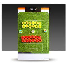 Treinador de futebol placa com livro gramado verde futebol coaching clipboard conjunto coaching equimment tático placa atacado 2024 - compre barato