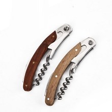 Professional Stainless Steel Wood Handle Multifunction Portable Wine Opener Screw Corkscrew Rosewood Cook Bar Tools S2017278 2024 - buy cheap