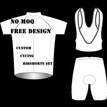 Camiseta de Ciclismo personalizada de la mejor calidad, ropa de bicicleta DIY por sublimación, pantalones cortos de bicicleta, Jersey de manga con Bibshorts 2024 - compra barato