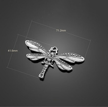20pcs Antique Silver Dragonfly Charms Pendants -DIY Jewelry Findings Necklace Bracelet Fashion Accessories 71.2mm X 41.6mm 2024 - buy cheap