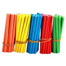 100pcs Colorful Bamboo Counting Sticks Mathematics Montessori Teaching Aids Counting Rod Kids Preschool Math Learning Toy 2024 - buy cheap