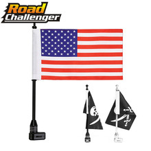 For Honda  2001-2011 Goldwing GL1800 GL1500 GL1200 Motorcycle American Flag Flag Pole Luggage Rack Mount 2024 - buy cheap