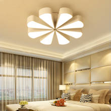 Лампа для гостиной, атмосферная лампа для спальни, теплая романтическая потолочная лампа, светодиодная короткая Современная креативная лампа для зала, лампа для столовой TA9207A 2024 - купить недорого
