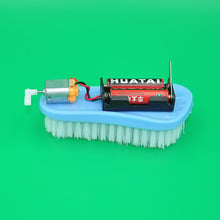 Self-made brush car DIY sweeping robot technology small production equipment children's palace science teaching aids 2024 - buy cheap