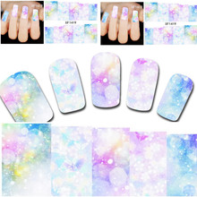 2sheets Fashion Beauty 3d Diy Designs Water Transfer Stickers Nail Art Decals Full Wraps Temporary Tattoos Decorations Xf1419 2024 - buy cheap