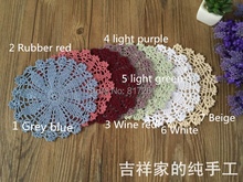 2015 new arrival fashion cotton crochet lace doilies for wedding decor innovative items as novelty household  tea table potholde 2024 - buy cheap