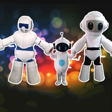 Disfraz de mascota Robot Alienware para adulto, traje divertido de personaje para fiesta, Carnaval, Cosplay, Halloween, tamaño adulto 2024 - compra barato