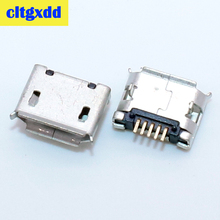 cltgxdd  Micro USB 5pin B type Female Connector For Mobile Phone Micro USB Jack Connector 5 pin Charging Socket 2024 - buy cheap