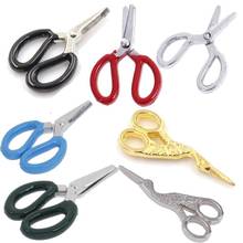 6Styles 1:12 Dollhouse Miniatures Accessories Simulation Crafts Toys Metal Sewing Scissors Furniture Toy Mini Metal Scissors 2024 - buy cheap