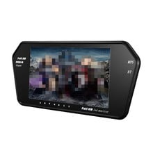 Monitor HD de 9-35V para retrovisor de coche, pantalla de 7 pulgadas para marcha atrás, MP5, Bluetooth, LCD, Monitor de aparcamiento 2024 - compra barato